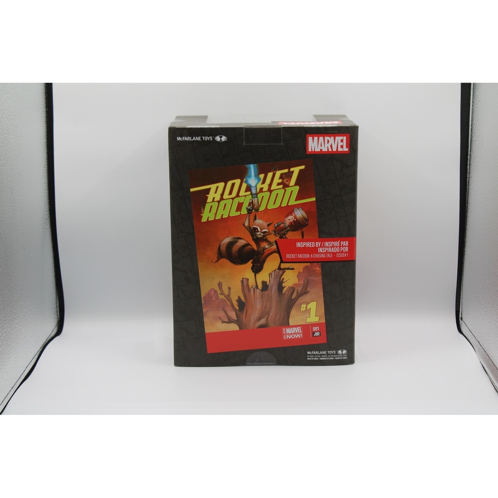 Marvel‎ Rocket Racoon With Comic Book Figure - Picture 3 of 5